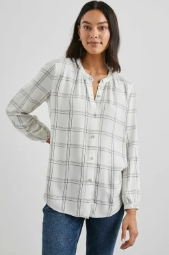 Vrouwen Rails Eloise Top - Sneeuw Onyx Goud Lurex