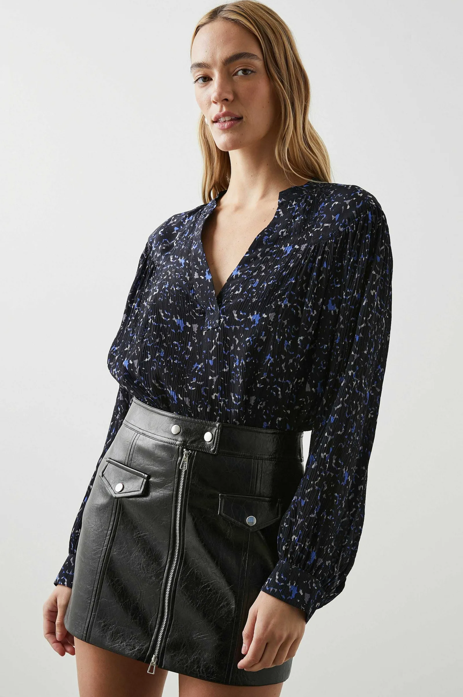 Vrouwen Rails Fable Top - Kobalt Statisch