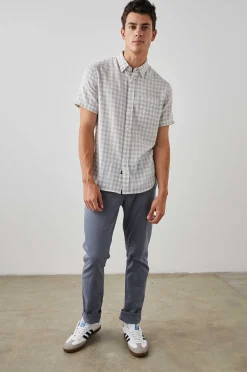Heren Rails Fairfax Overhemd - Grijs Gingham Melange