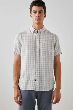 Heren Rails Fairfax Overhemd - Grijs Gingham Melange