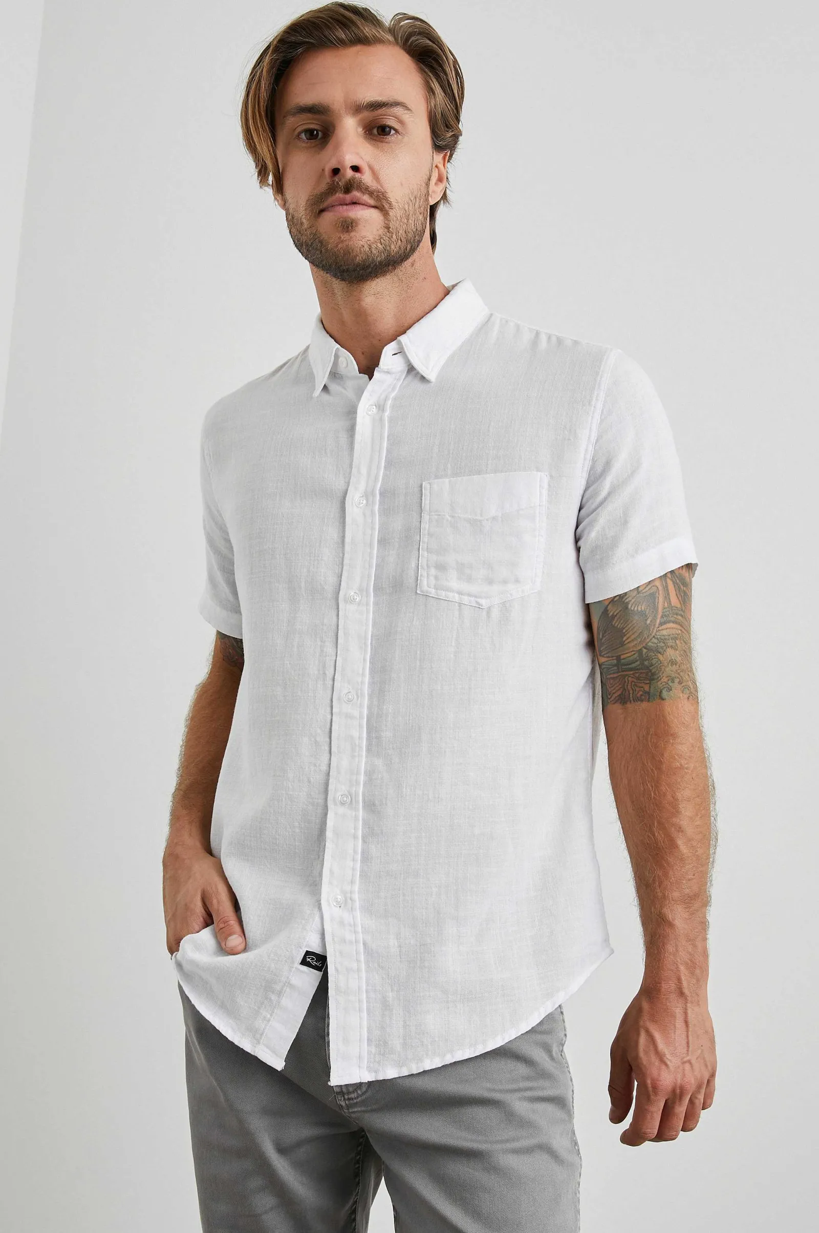 Heren Rails Fairfax Overhemd - Wit
