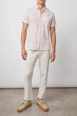 Heren Rails Fairfax Overhemd - Zon Blush