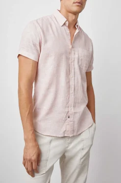 Heren Rails Fairfax Overhemd - Zon Blush