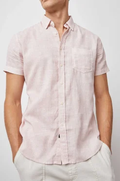 Heren Rails Fairfax Overhemd - Zon Blush