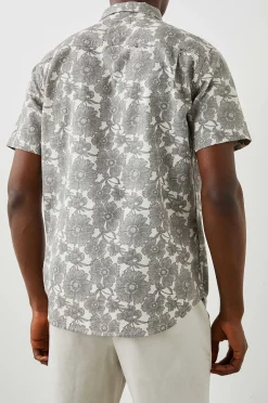 Heren Rails Fairfax Shirt - Gespilderd Bloemblaadje Monochroom