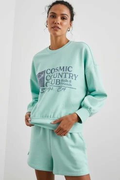 Vrouwen Rails Favoriete Sweatshirt - Mint Cosmic Country Club
