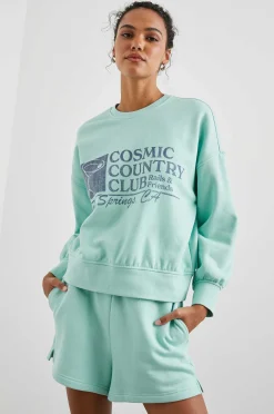 Vrouwen Rails Favoriete Sweatshirt - Mint Cosmic Country Club