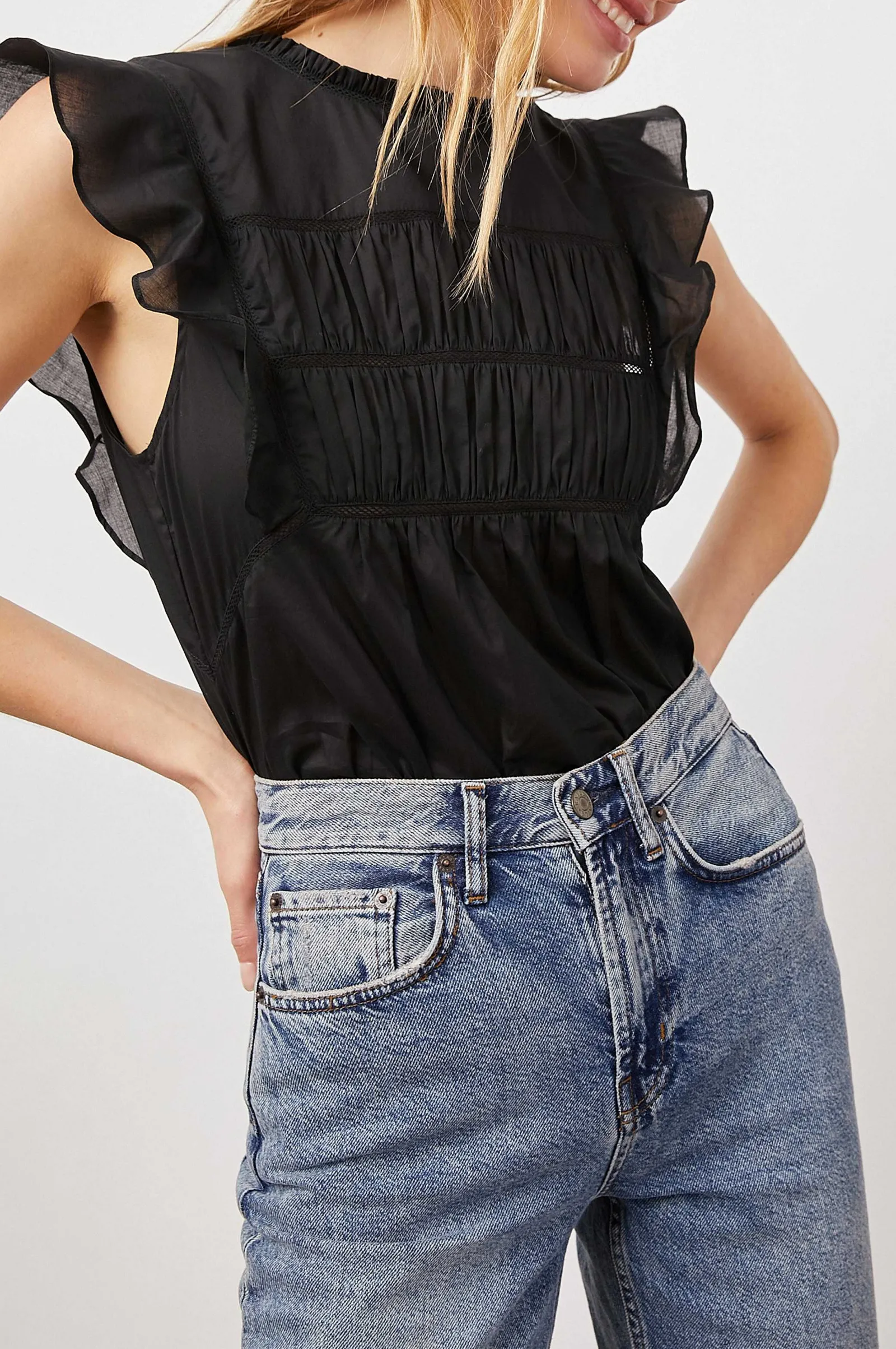 Vrouwen Rails Filomena Top - Waar Zwart