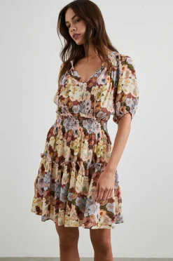 Vrouwen Rails Forella Jurk - Geschilderd Bloemen