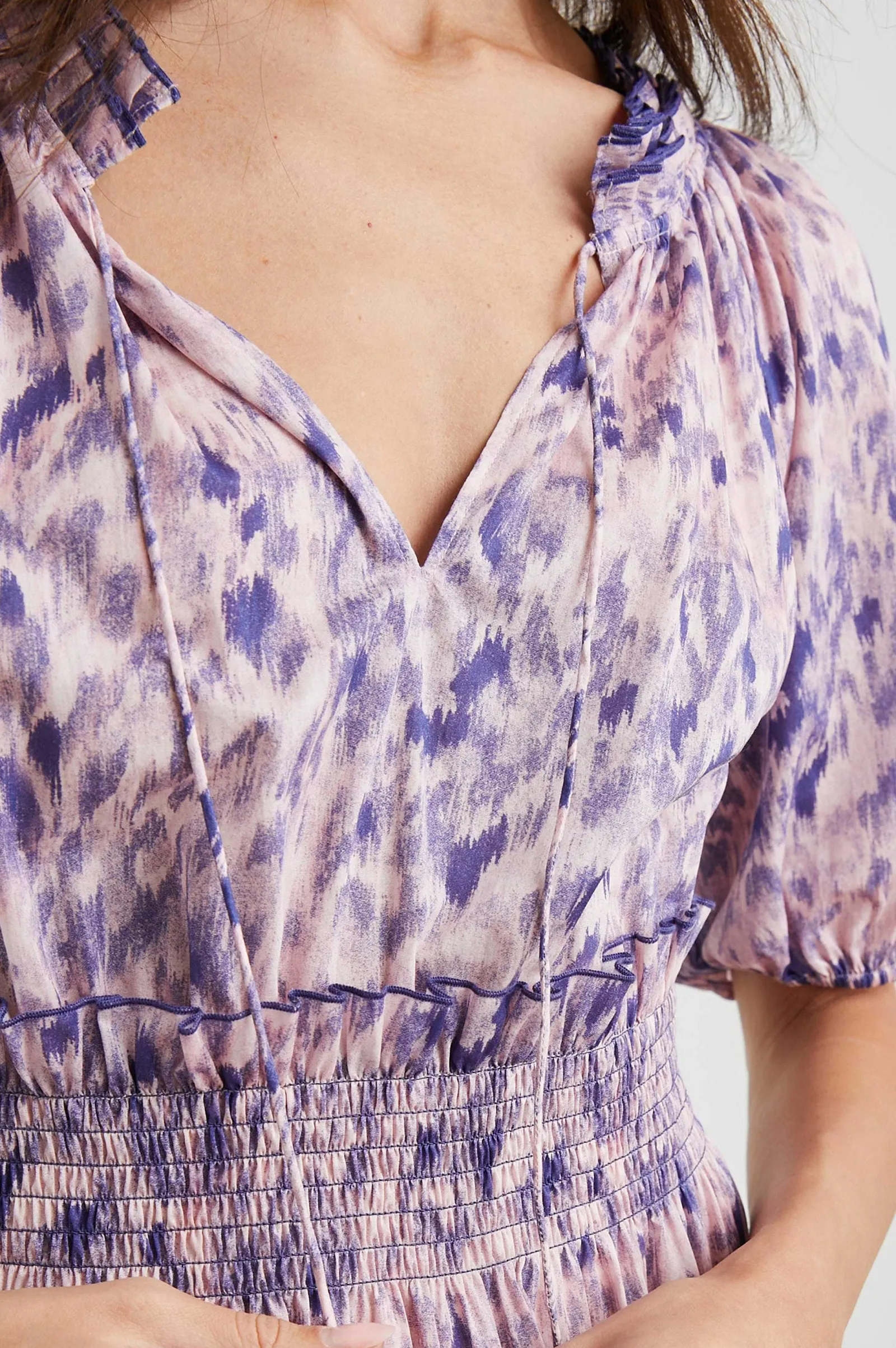 Vrouwen Rails Forella Jurk - Roze Ikat