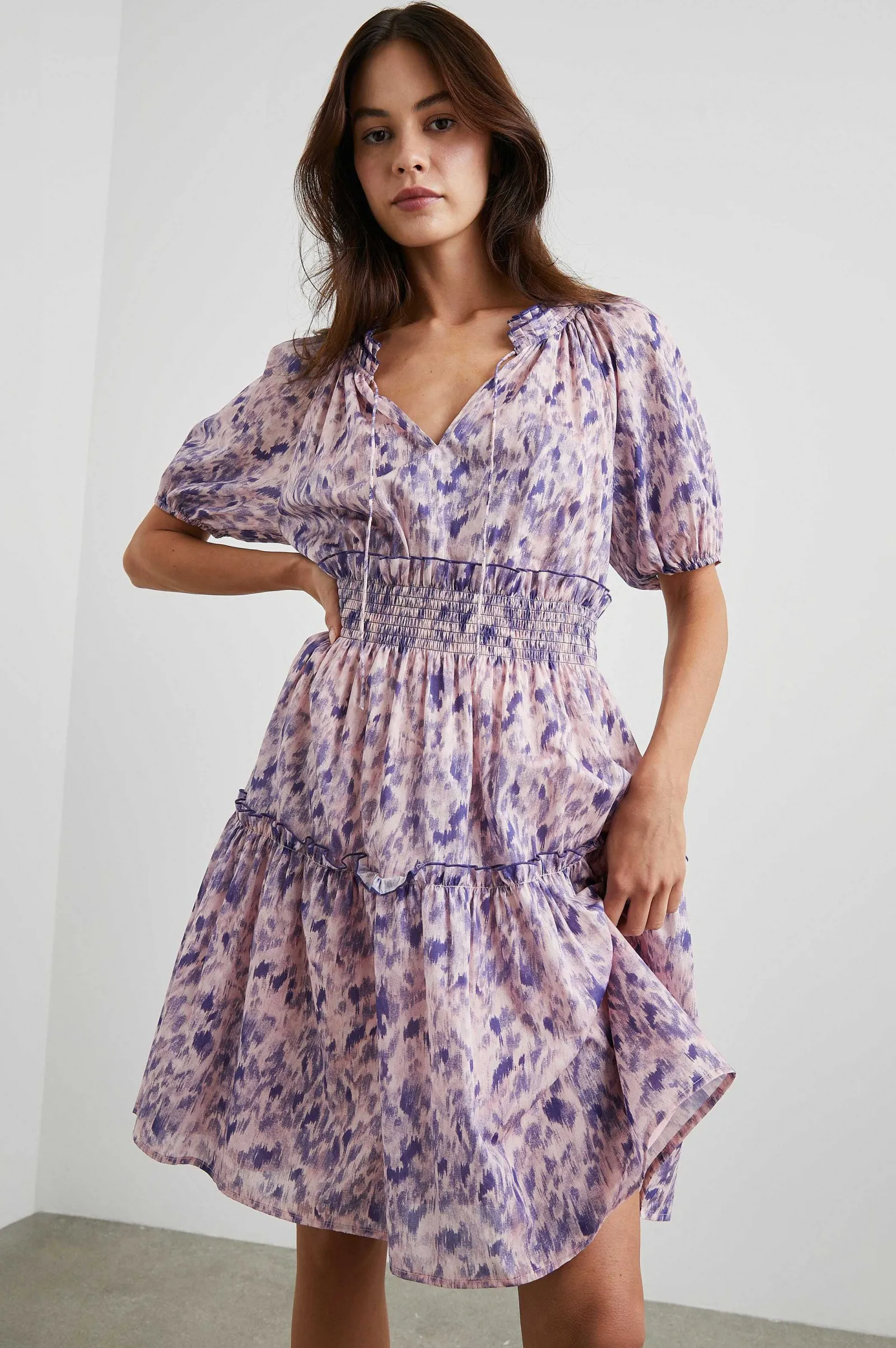 Vrouwen Rails Forella Jurk - Roze Ikat