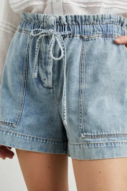 Vrouwen Rails Foster Kort - Faded Indigo