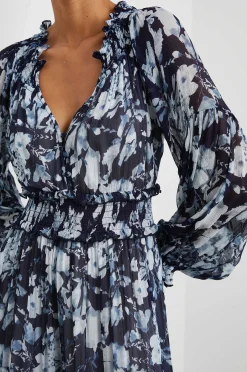 Vrouwen Rails Frederica Jurk - Indigo Bloesems