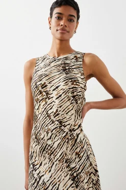 Vrouwen Rails Gabriella Jurk - Neutraal Ikat