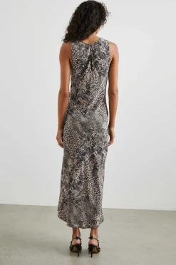 Vrouwen Rails Gabriella Jurk - Taupe Gemengd Dier