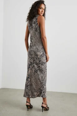 Vrouwen Rails Gabriella Jurk - Taupe Gemengd Dier