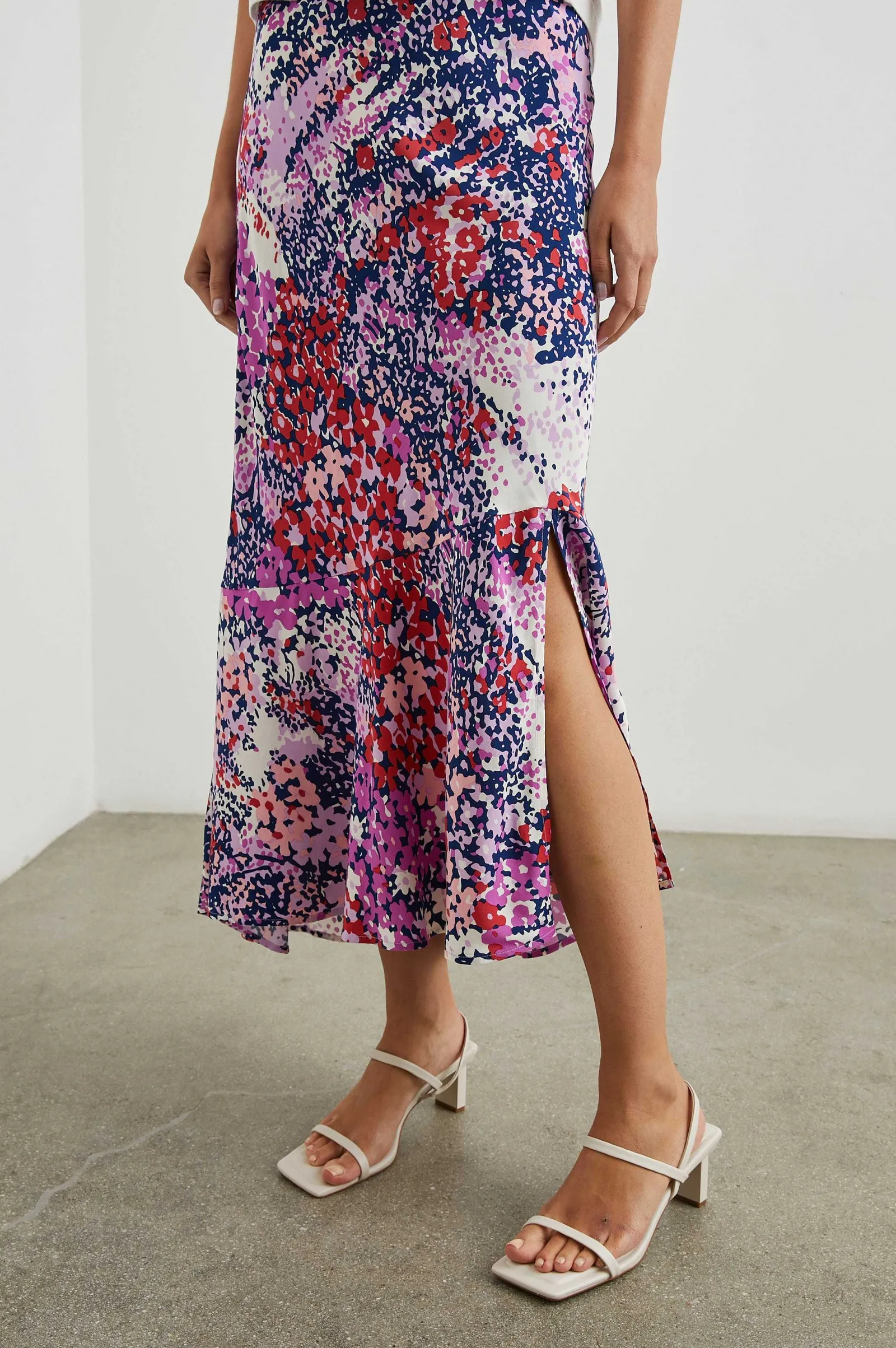 Vrouwen Rails Gala Rok - Paarse Gardenia