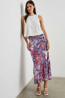 Vrouwen Rails Gala Rok - Paarse Gardenia