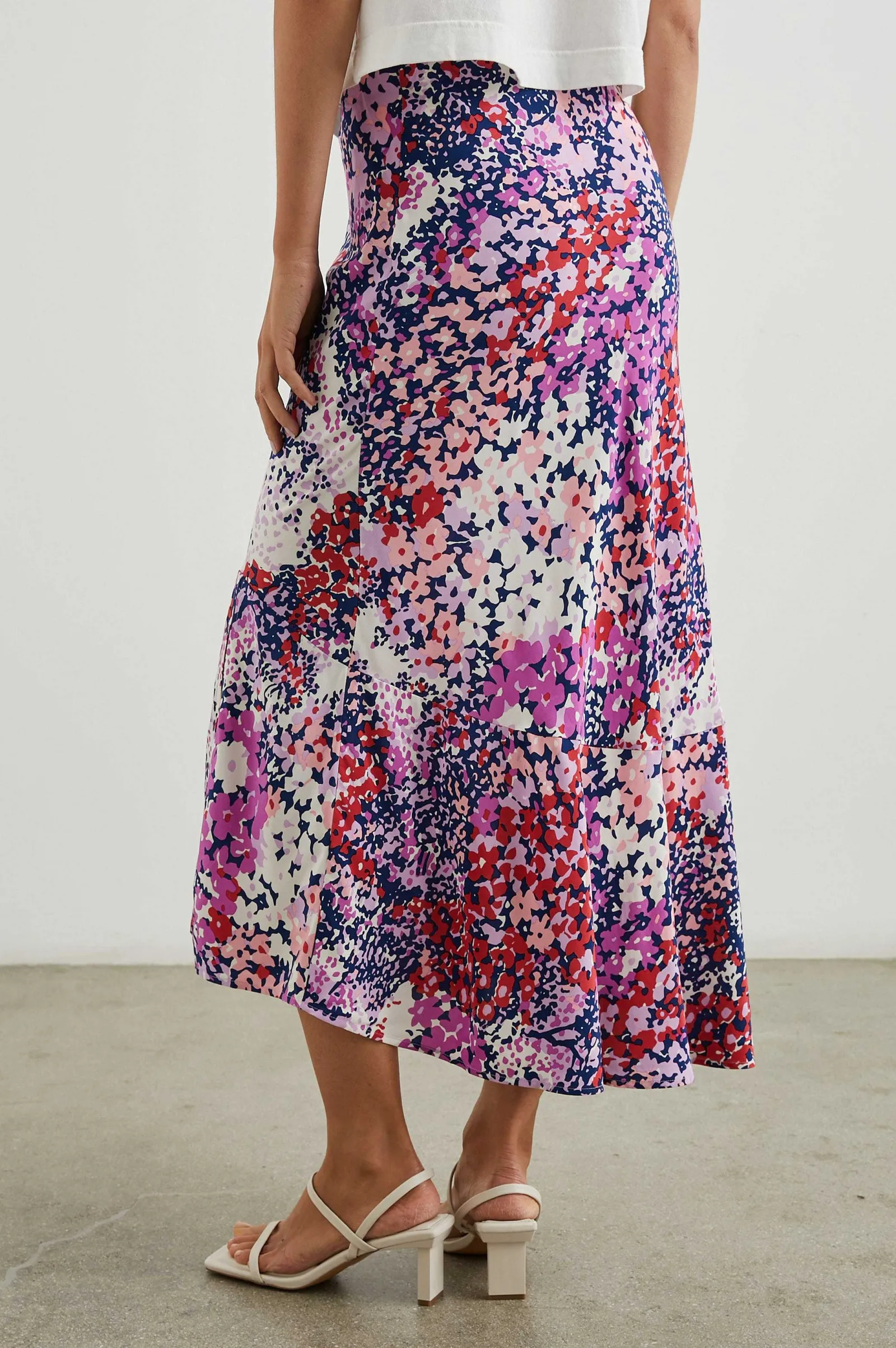 Vrouwen Rails Gala Rok - Paarse Gardenia