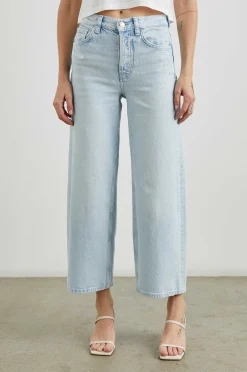 Vrouwen Rails Getty Crop Wide Leg - Ocean Breeze Distress