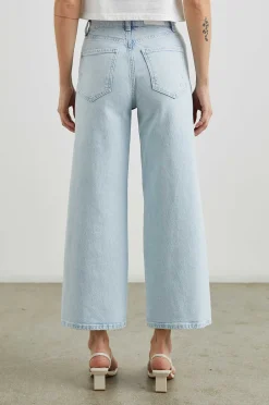 Vrouwen Rails Getty Crop Wide Leg - Ocean Breeze Distress