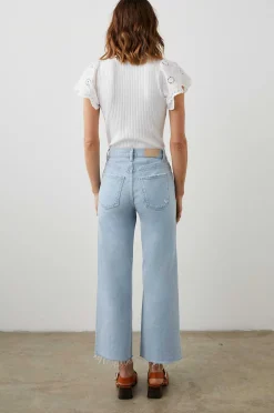 Vrouwen Rails Getty Crop Wide Poot - Oceanview Distress