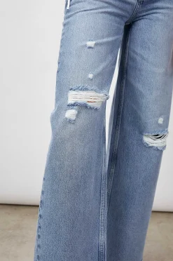 Vrouwen Rails Getty Wide Leg - Brezy Blauw Distress