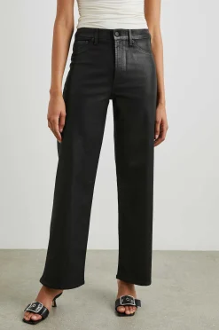 Vrouwen Rails Getty Wide Leg - Gecoate Noir