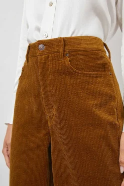 Vrouwen Rails Getty Wide Leg - Gemalen Kaneel