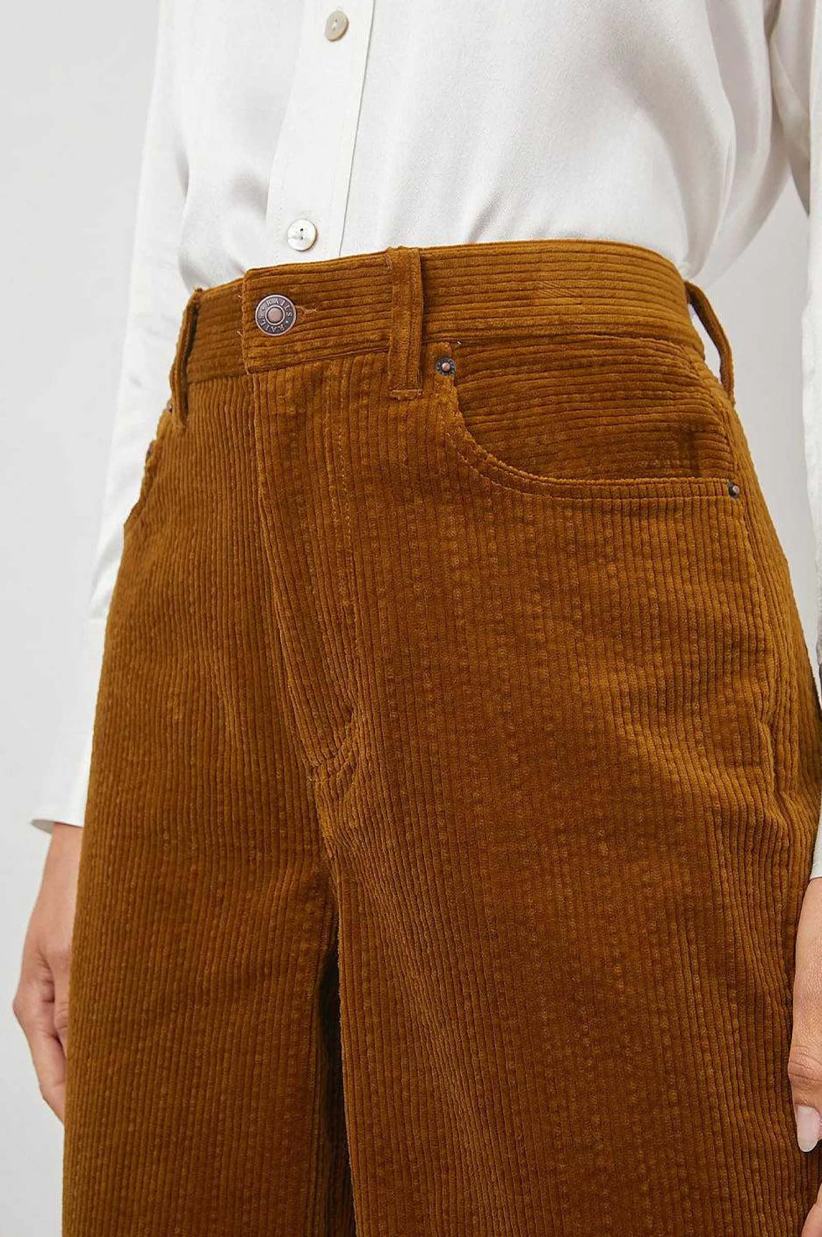 Vrouwen Rails Getty Wide Leg - Gemalen Kaneel