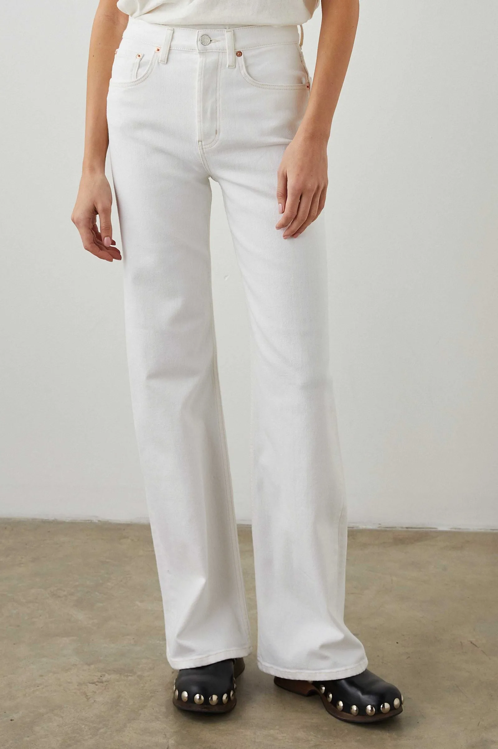 Vrouwen Rails Getty Wijde Leggen - Vintage Ecru