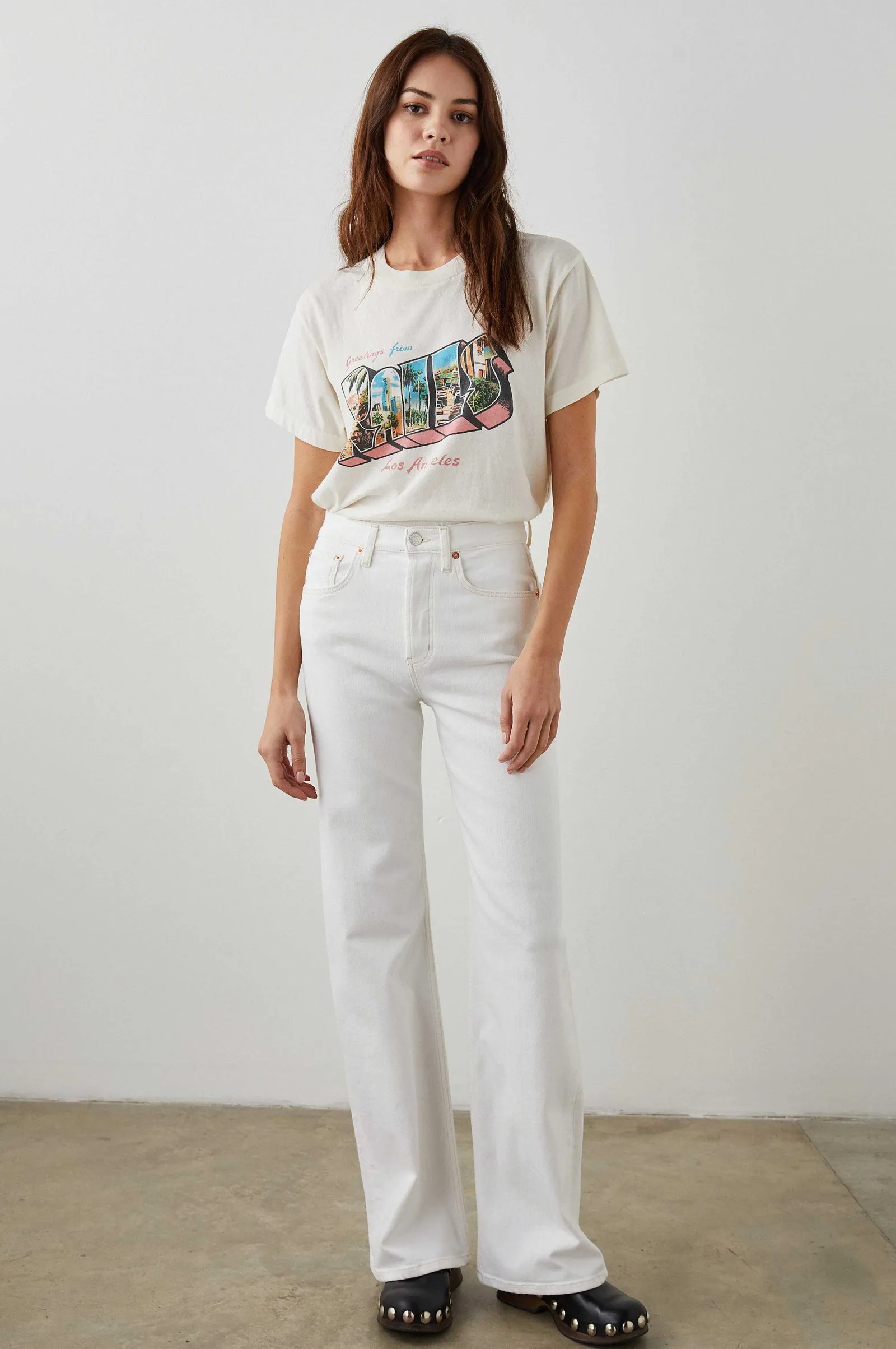 Vrouwen Rails Getty Wijde Leggen - Vintage Ecru