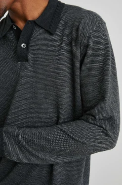 Heren Rails Greenwich Sweater - Twilight Ijs