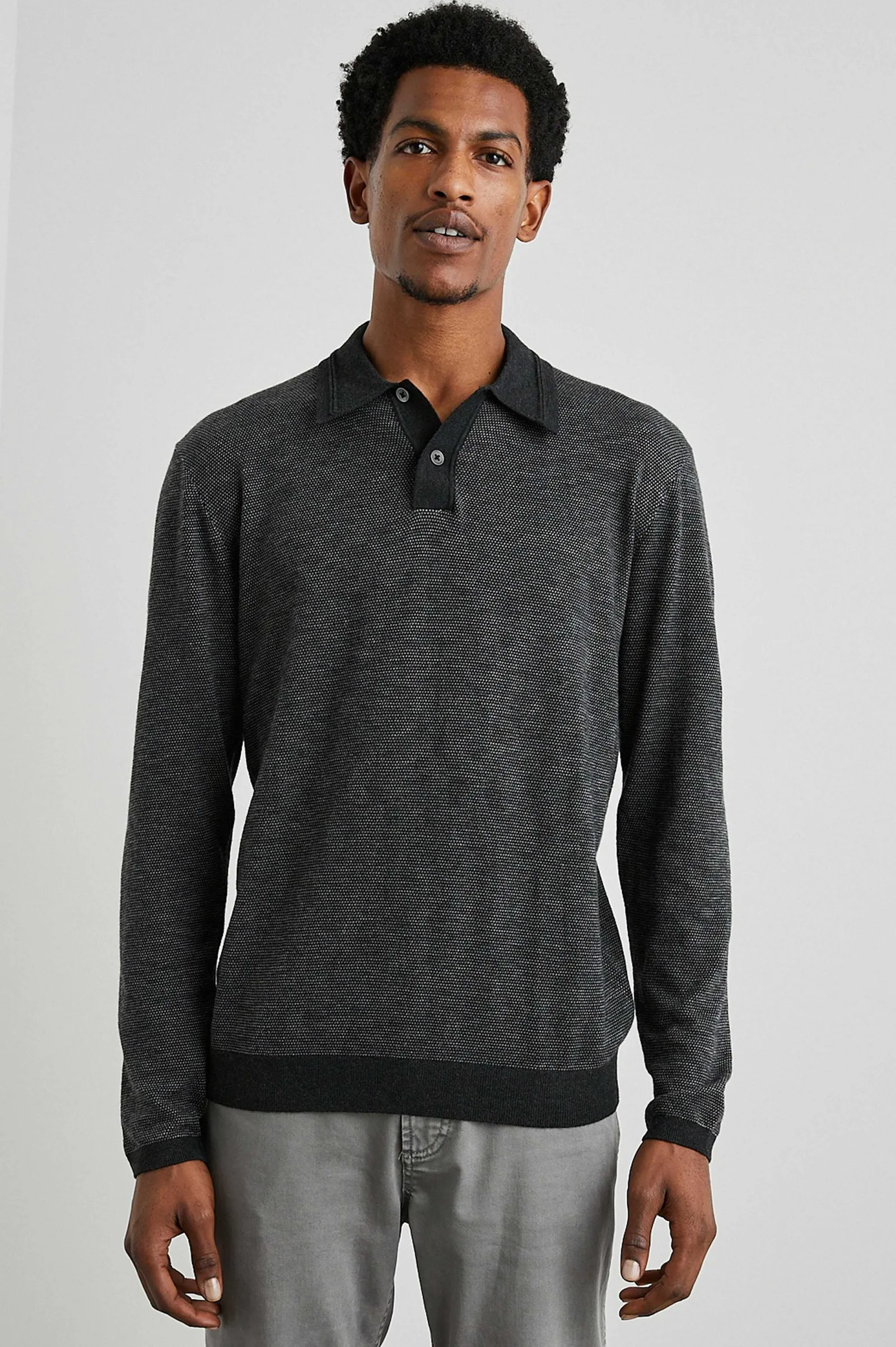 Heren Rails Greenwich Sweater - Twilight Ijs