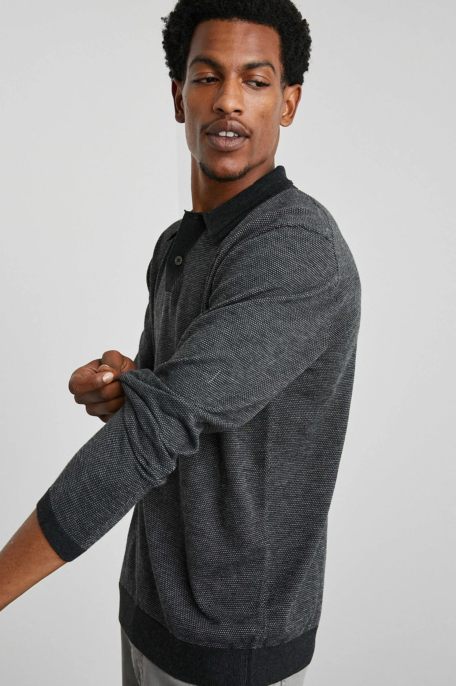 Heren Rails Greenwich Sweater - Twilight Ijs
