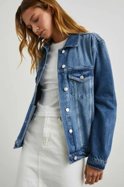 Vrouwen Rails Grove Boyfriend Truckerjas - Indigo Haze