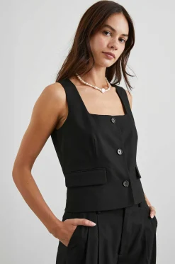 Vrouwen Rails Guilia Vest - Zwarte Twill