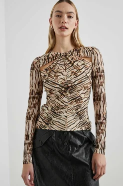 Vrouwen Rails Hana Top - Neutraal Ikat