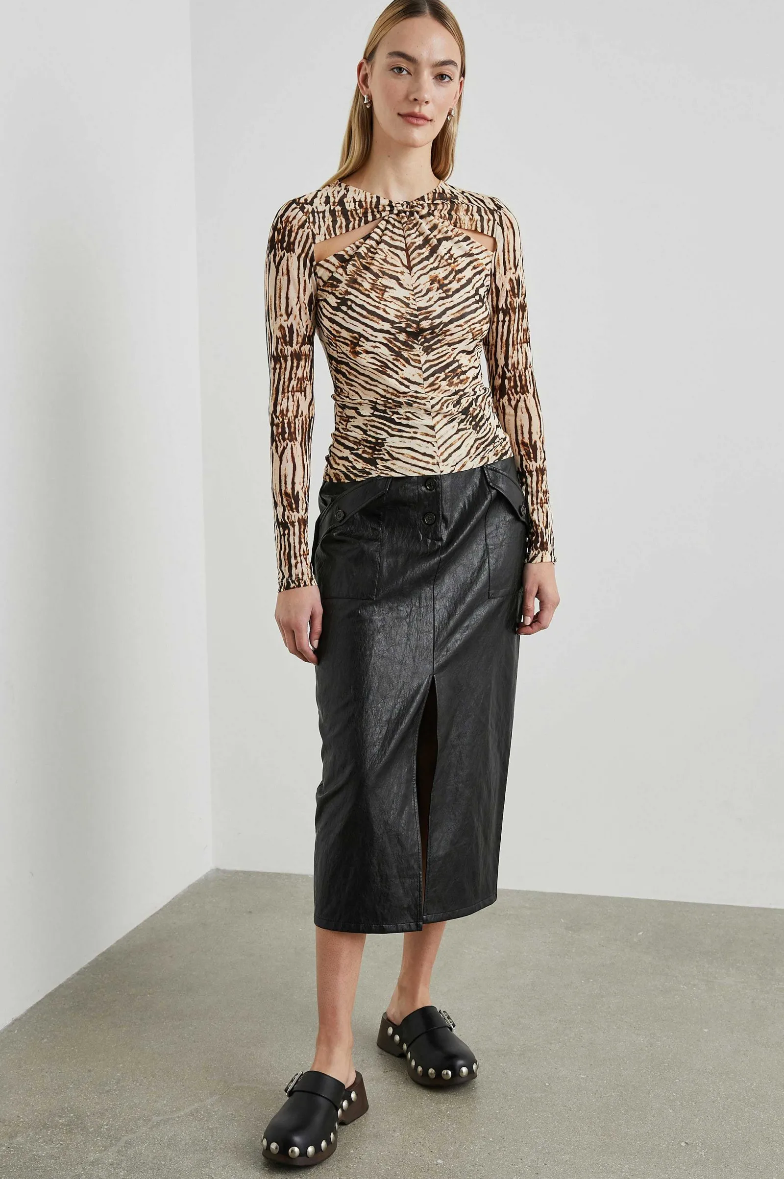 Vrouwen Rails Hana Top - Neutraal Ikat