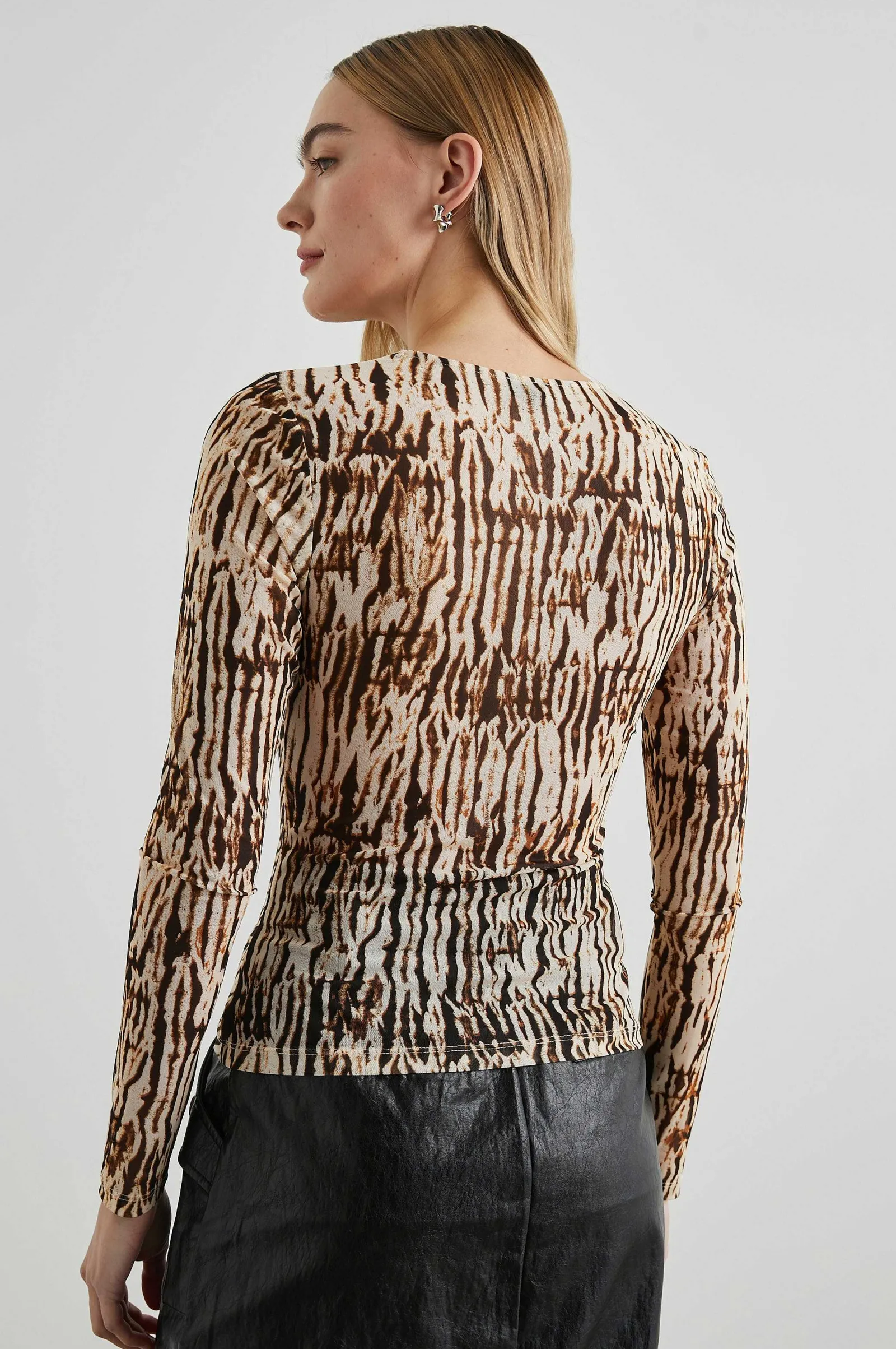 Vrouwen Rails Hana Top - Neutraal Ikat