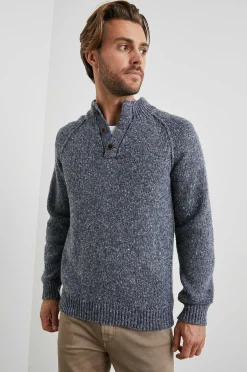 Heren Rails Harding Sweater - Blauw Nep
