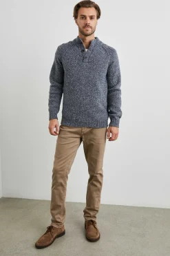 Heren Rails Harding Sweater - Blauw Nep