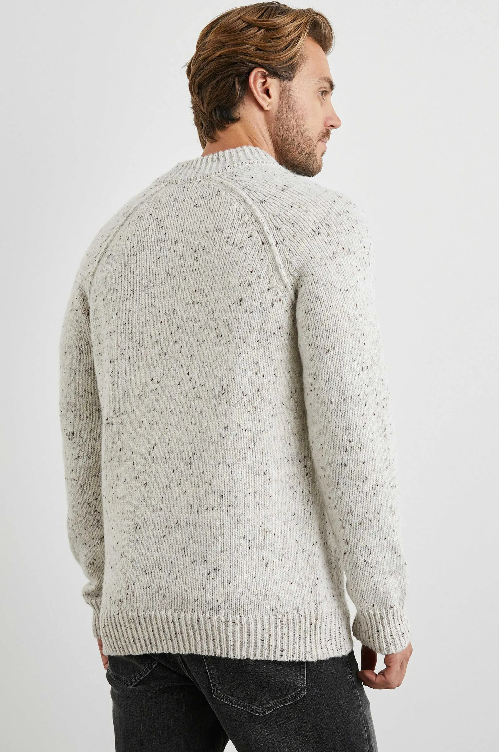 Heren Rails Harding Sweater - Natuurlijk Nep
