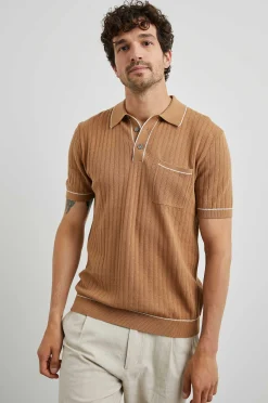 Heren Rails Hardy Poloshirt - Tawny