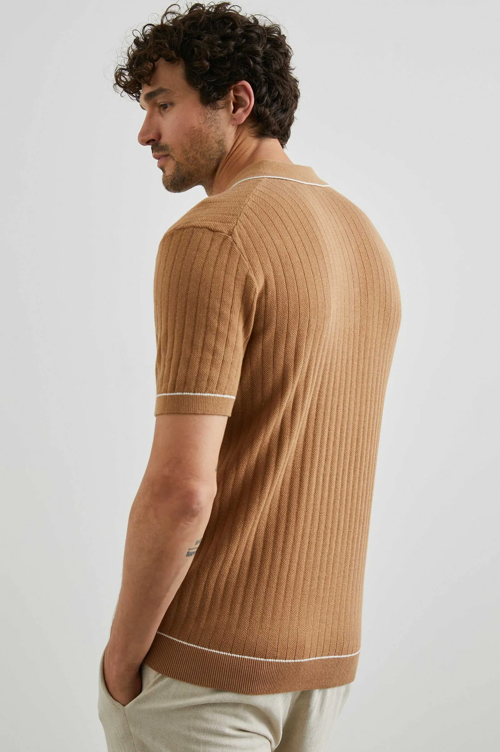 Heren Rails Hardy Poloshirt - Tawny