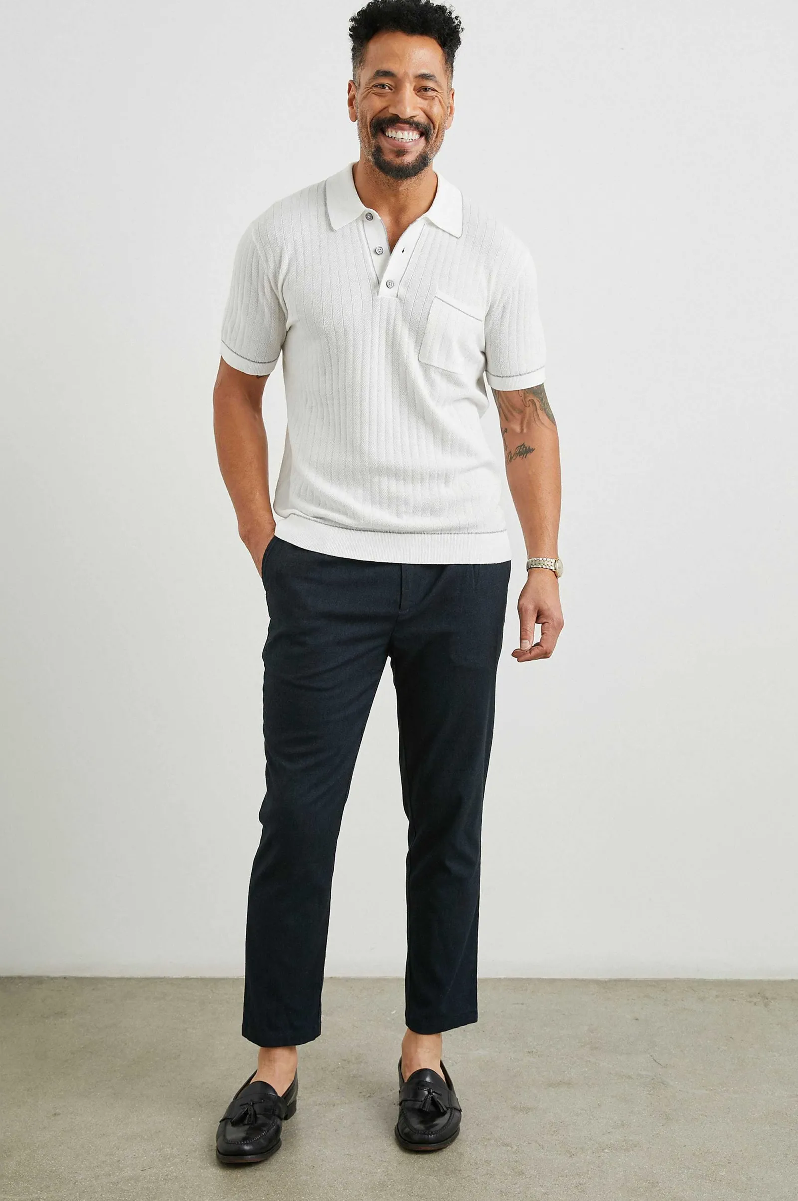 Heren Rails Hardy Poloshirt - Wit