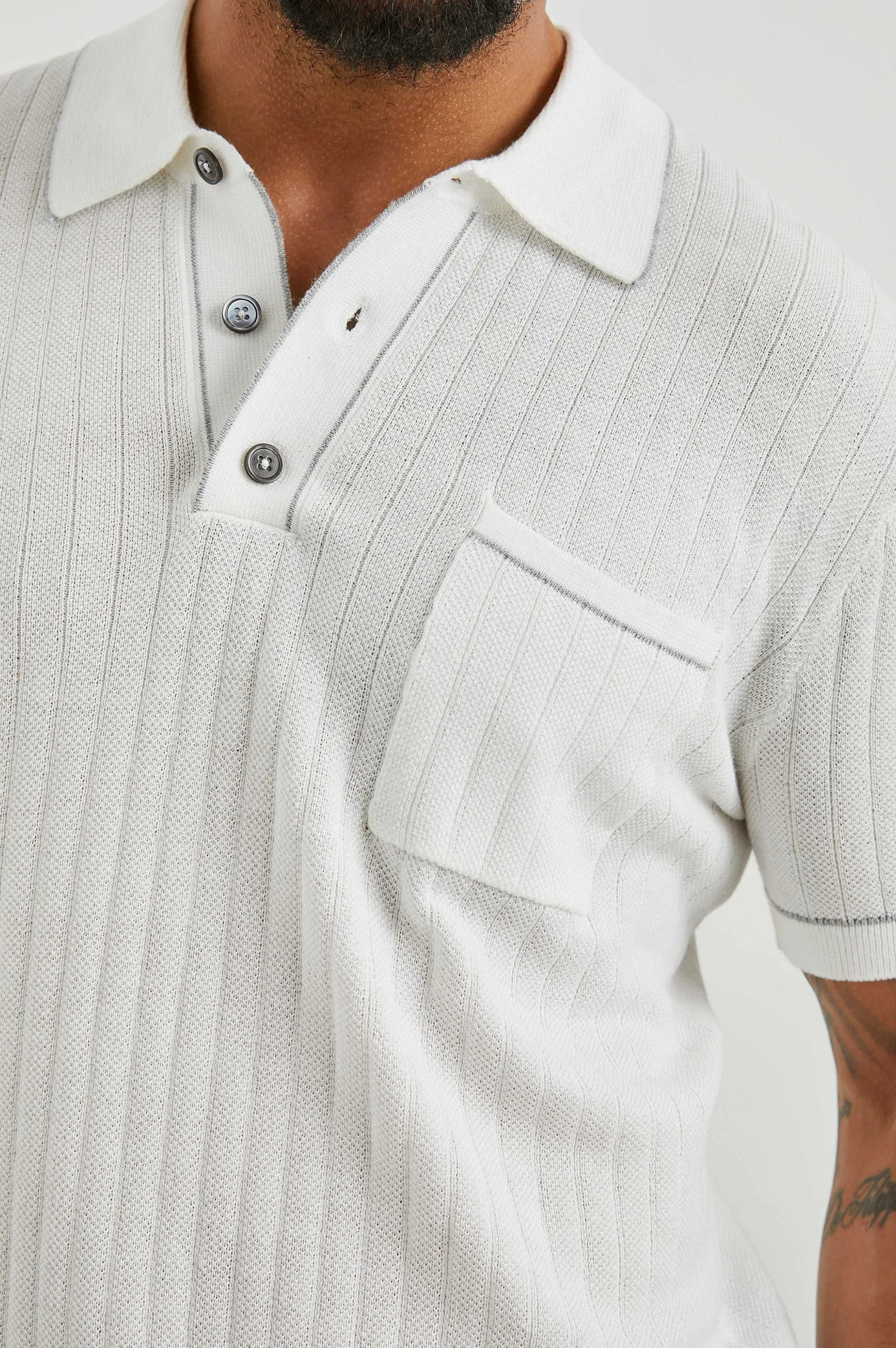Heren Rails Hardy Poloshirt - Wit