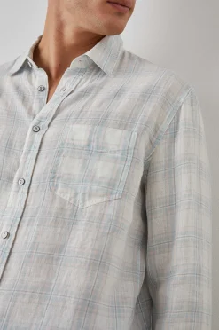 Heren Rails Havana Overhemd - Halo Turquoise Taffy