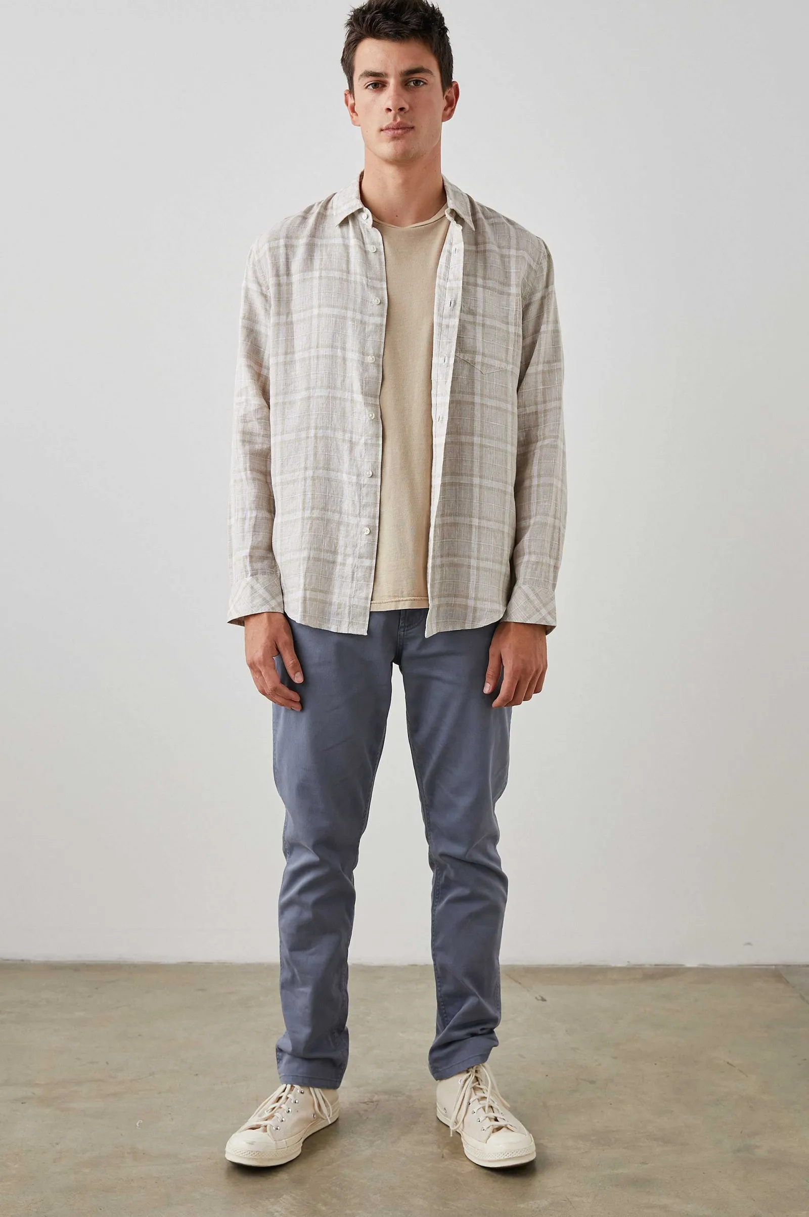 Heren Rails Havana Shirt - Zand Van Tijd