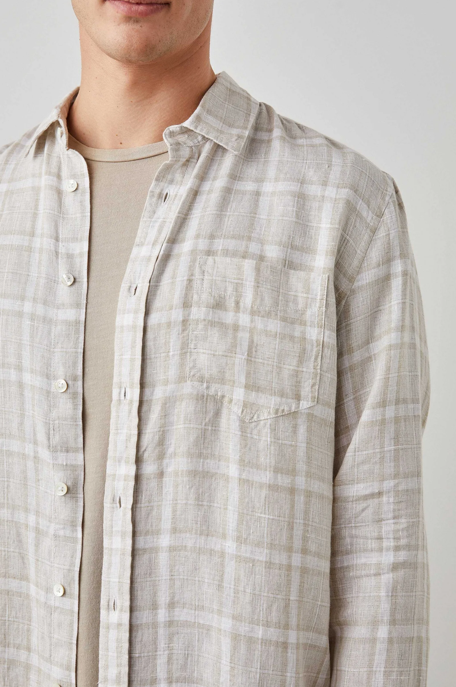 Heren Rails Havana Shirt - Zand Van Tijd